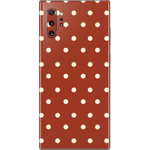 Neutral Polka Dots Galaxy Note 10 Plus Skin