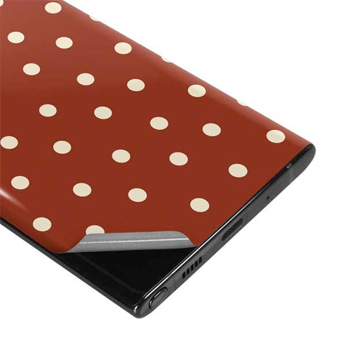 Neutral Polka Dots Galaxy Note 10 Plus Skin