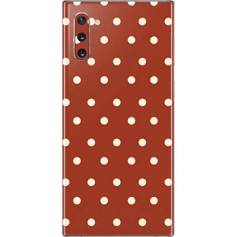 Neutral Polka Dots Galaxy Note 10 Skin