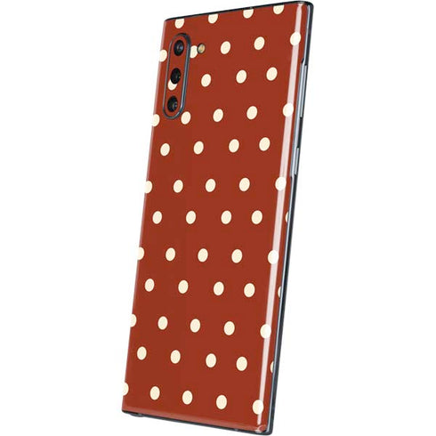Neutral Polka Dots Galaxy Note 10 Skin