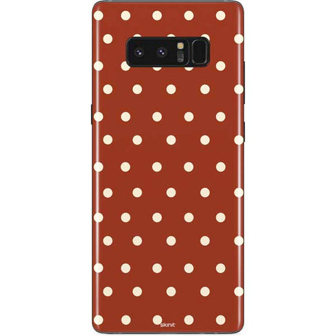 Neutral Polka Dots Galaxy Note 8 Skin