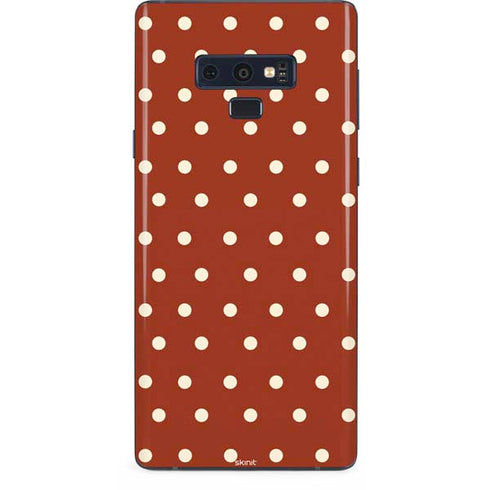 Neutral Polka Dots Galaxy Note 9 Skin
