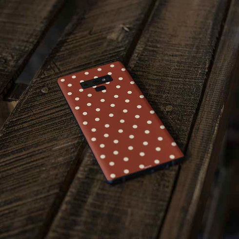 Neutral Polka Dots Galaxy Note 9 Skin