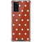 Neutral Polka Dots Galaxy Note20 5G Clear Case