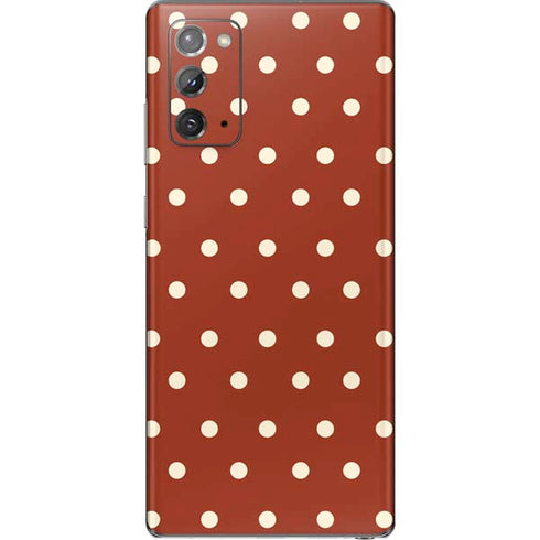 Neutral Polka Dots Galaxy Note20 5G Skin