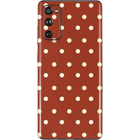 Neutral Polka Dots Galaxy S20 Fan Edition Skin