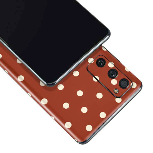 Neutral Polka Dots Galaxy S20 Fan Edition Skin