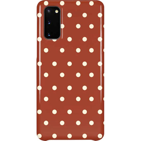Neutral Polka Dots Galaxy S20 Lite Case