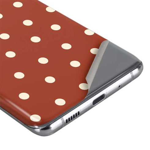 Neutral Polka Dots Galaxy S20 Plus Skin