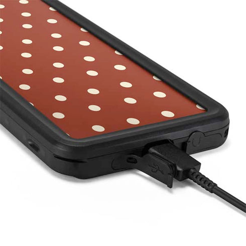 Neutral Polka Dots Galaxy S20 Plus Waterproof Case