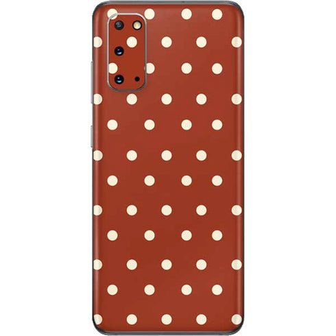 Neutral Polka Dots Galaxy S20 Skin