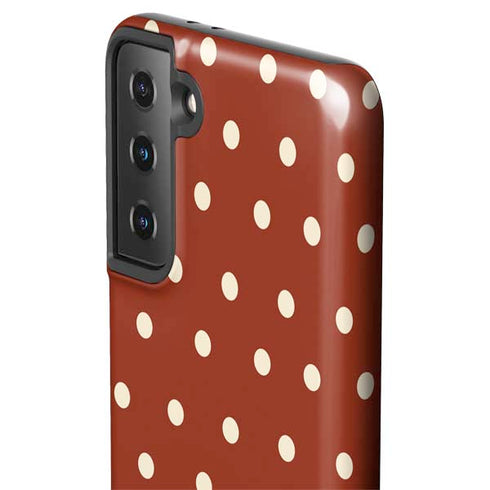 Neutral Polka Dots Galaxy S21 Plus 5G Pro Case