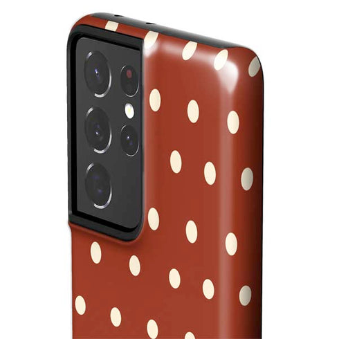 Neutral Polka Dots Galaxy S21 Ultra 5G Pro Case