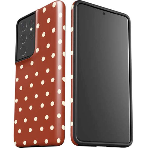 Neutral Polka Dots Galaxy S21 Ultra 5G Pro Case