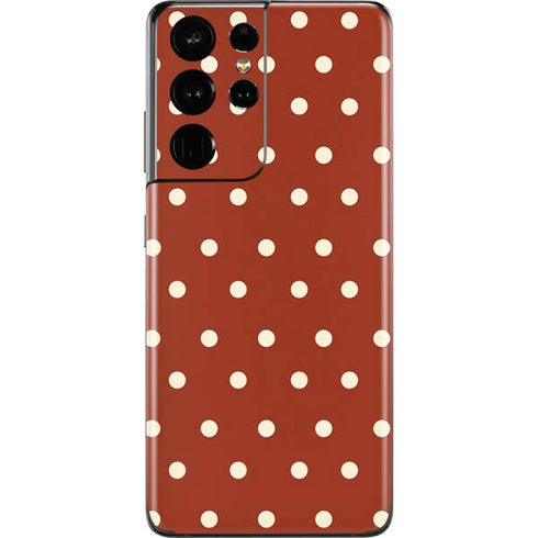 Neutral Polka Dots Galaxy S21 Ultra 5G Skin