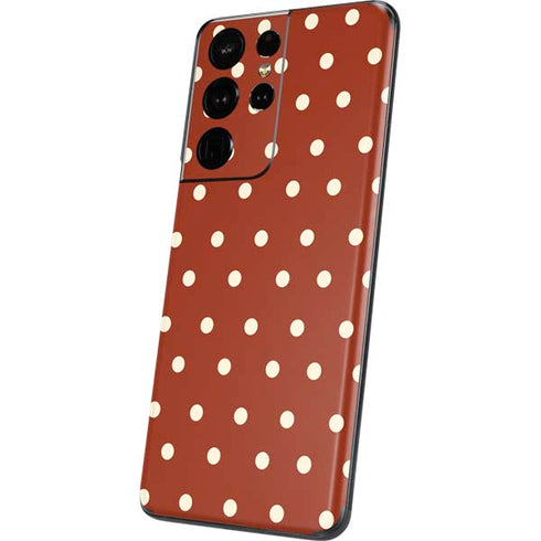 Neutral Polka Dots Galaxy S21 Ultra 5G Skin