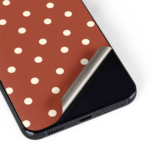 Neutral Polka Dots Galaxy S22 Plus Skin