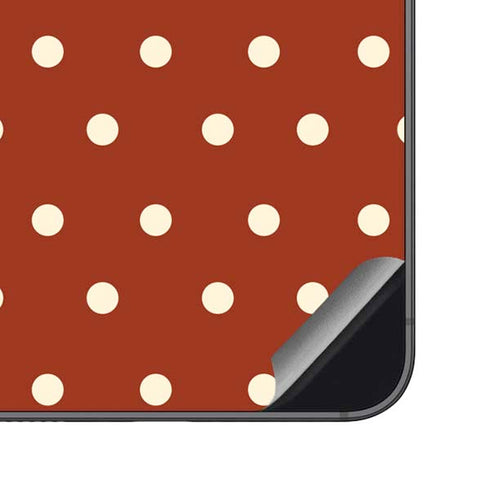 Neutral Polka Dots Galaxy S23 FE Skin