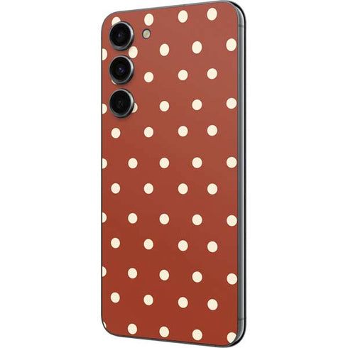 Neutral Polka Dots Galaxy S23 Plus Skin