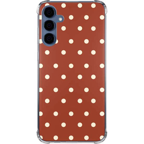 Neutral Polka Dots Galaxy S24 Clear Case