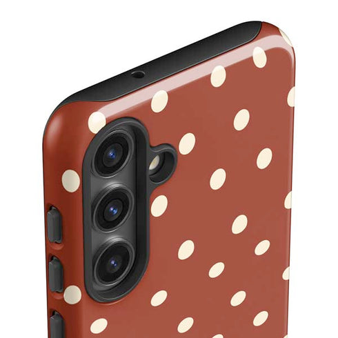 Neutral Polka Dots Galaxy S24 Plus Impact Case