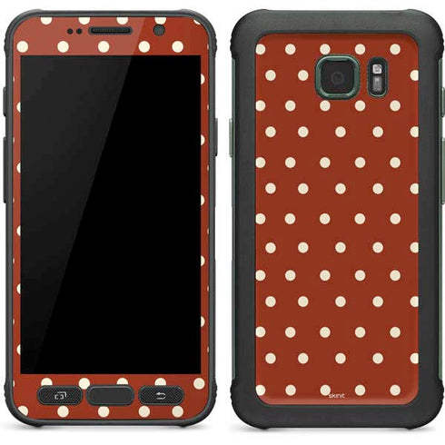 Neutral Polka Dots Galaxy S7 Active Skin
