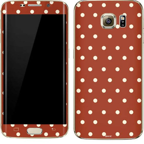 Neutral Polka Dots Galaxy S7 Edge Skin