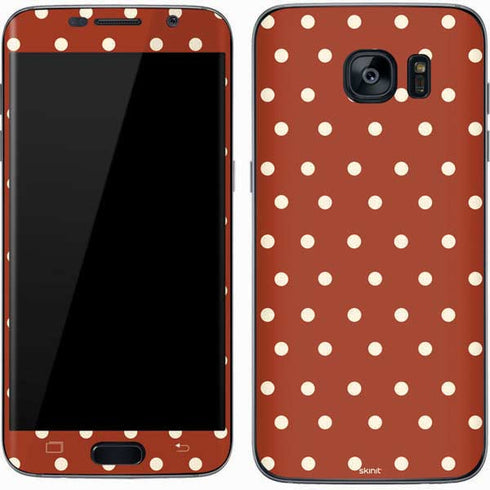 Neutral Polka Dots Galaxy S7 Skin