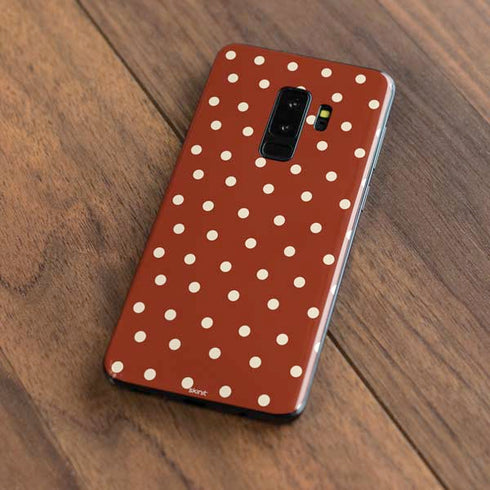 Neutral Polka Dots Galaxy S9 Plus Skin