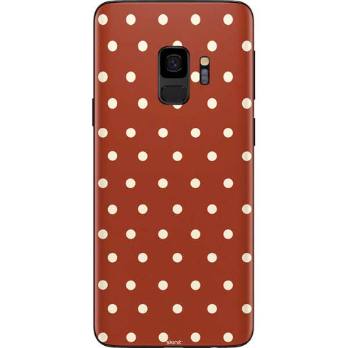 Neutral Polka Dots Galaxy S9 Skin