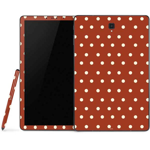 Neutral Polka Dots Samsung Galaxy Tab Skin