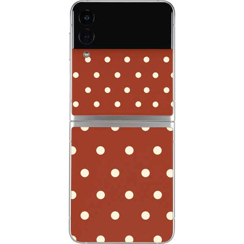 Neutral Polka Dots Galaxy Z Flip3 5G Skin