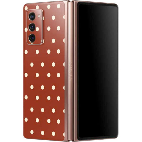 Neutral Polka Dots Galaxy Z Fold2 5G Skin