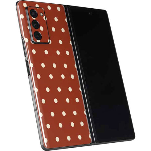 Neutral Polka Dots Galaxy Z Fold2 5G Skin
