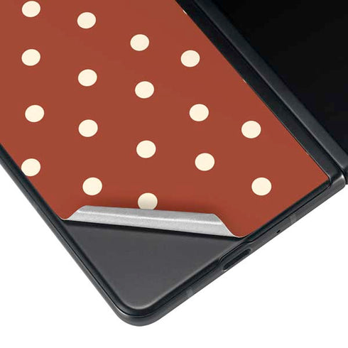 Neutral Polka Dots Galaxy Z Fold3 5G Skin
