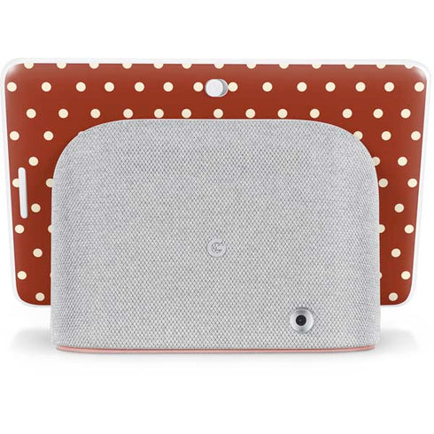 Neutral Polka Dots Google Home Hub Skin