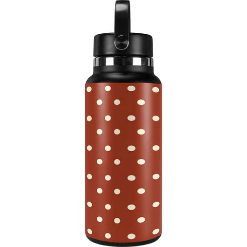 Neutral Polka Dots Hydro Flask 32oz Wide Mouth Skin