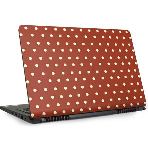 Neutral Polka Dots Dell Inspiron Skin