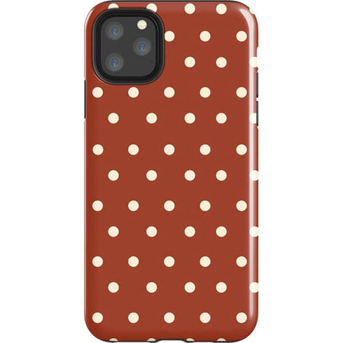 Neutral Polka Dots iPhone 11 Pro Max Impact Case