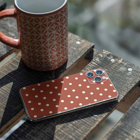 Neutral Polka Dots iPhone 11 Pro Skin