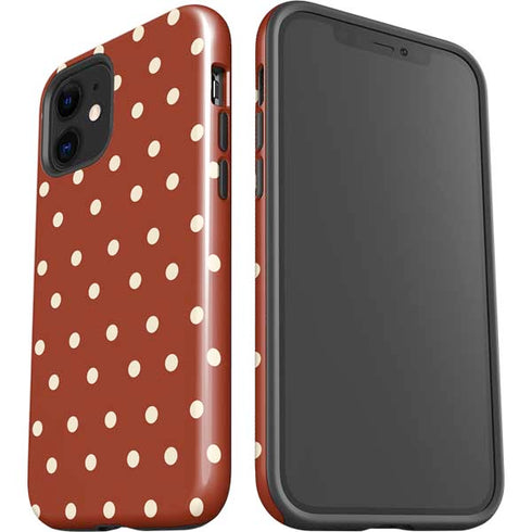 Neutral Polka Dots iPhone 12 Impact Case
