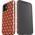 Neutral Polka Dots iPhone 12 Mini Impact Case