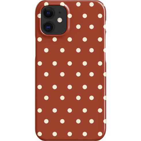 Neutral Polka Dots iPhone 12 Mini Lite Case