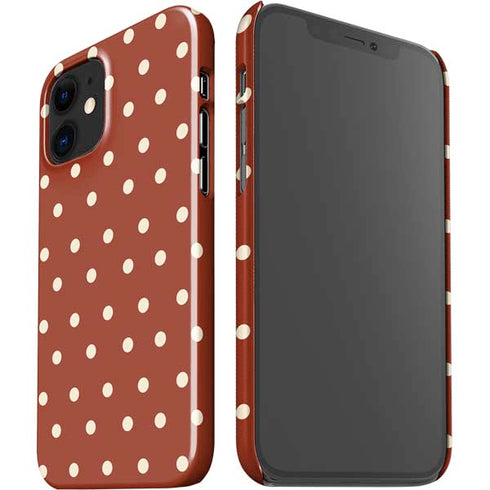 Neutral Polka Dots iPhone 12 Mini Lite Case
