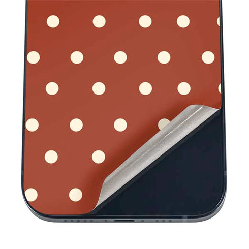 Neutral Polka Dots iPhone 12 Mini Skin