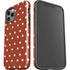 Neutral Polka Dots iPhone 12 Pro Impact Case