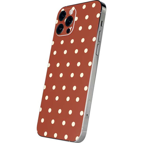 Neutral Polka Dots iPhone 12 Pro Max Skin
