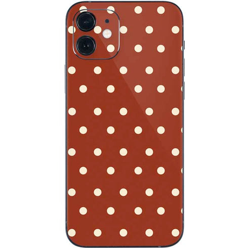 Neutral Polka Dots iPhone 12 Skin