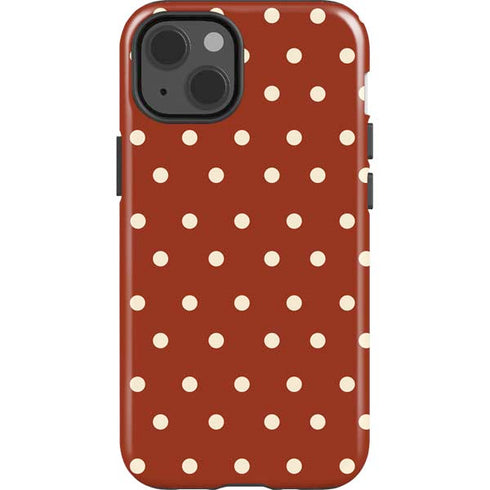 Neutral Polka Dots iPhone 13 Impact Case