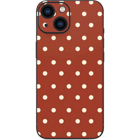 Neutral Polka Dots iPhone 13 Mini Skin
